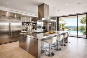 cuisine design en inox